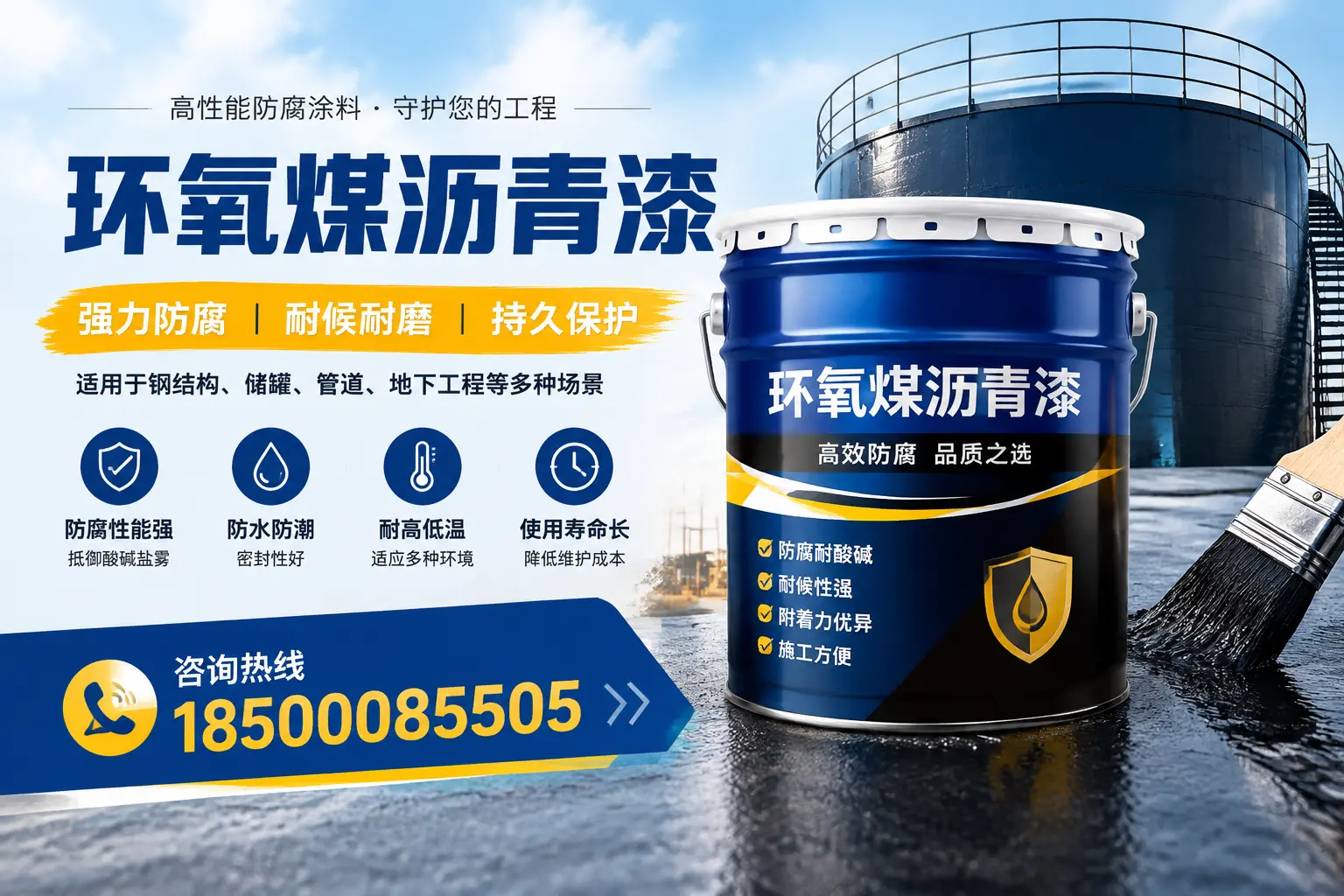 环氧煤沥青漆在工业中的应用，南昌企业的选择